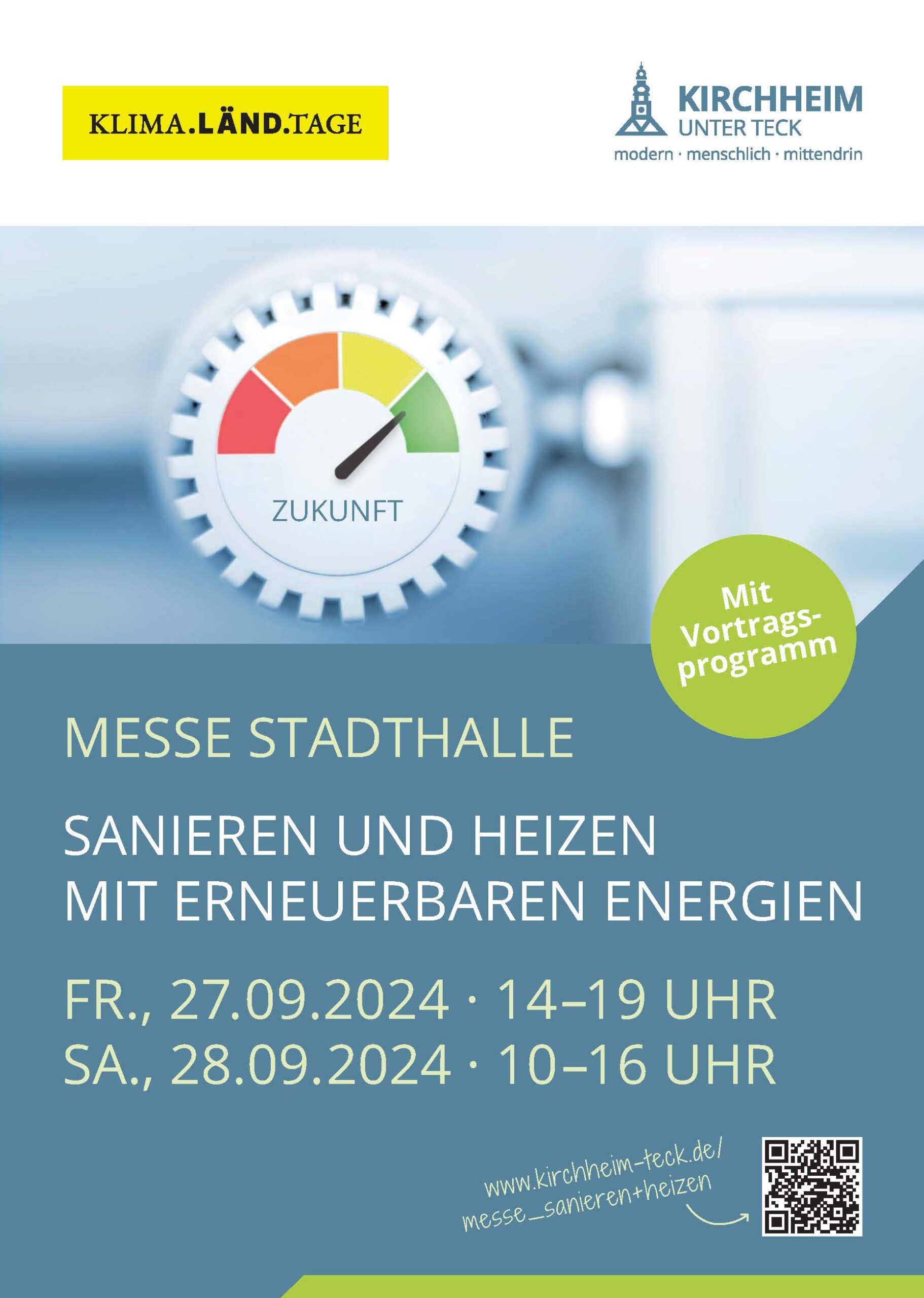 Messe “Sanieren und Heizen mit erneuerbaren Energien” am 27+28.09.24